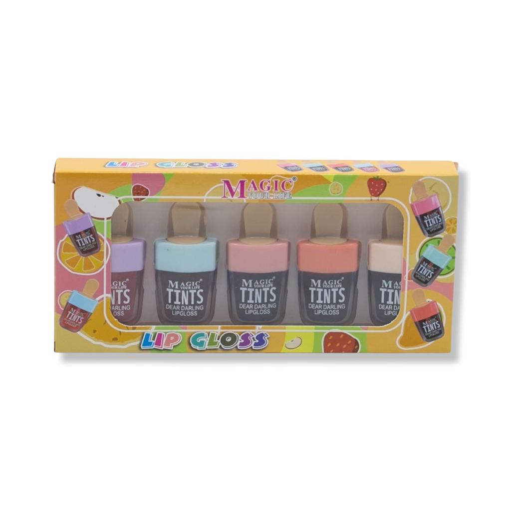 Magic Tints Lip Gloss - 5 Colors