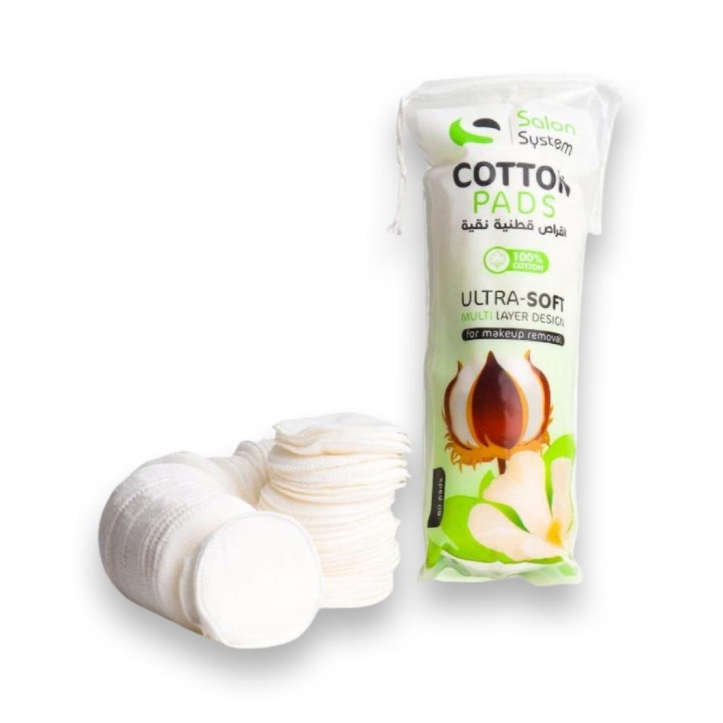 SALON SYSTEM - PURE COTTON PADS - 80 PCS