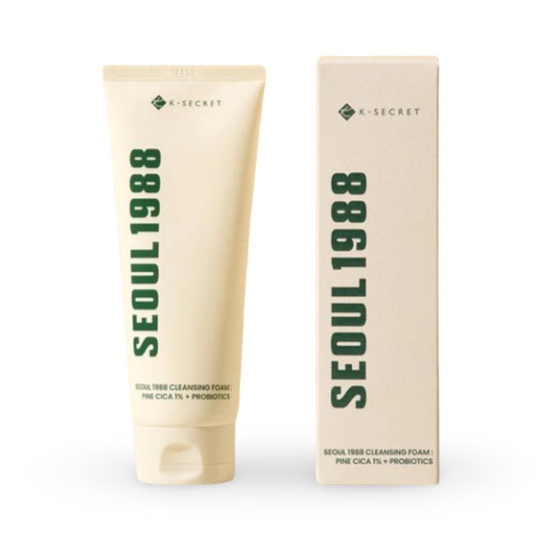 K-Secret Seoul 1988 Cleansing Foam - Pine Cica 1% + Probiotics 150 ML