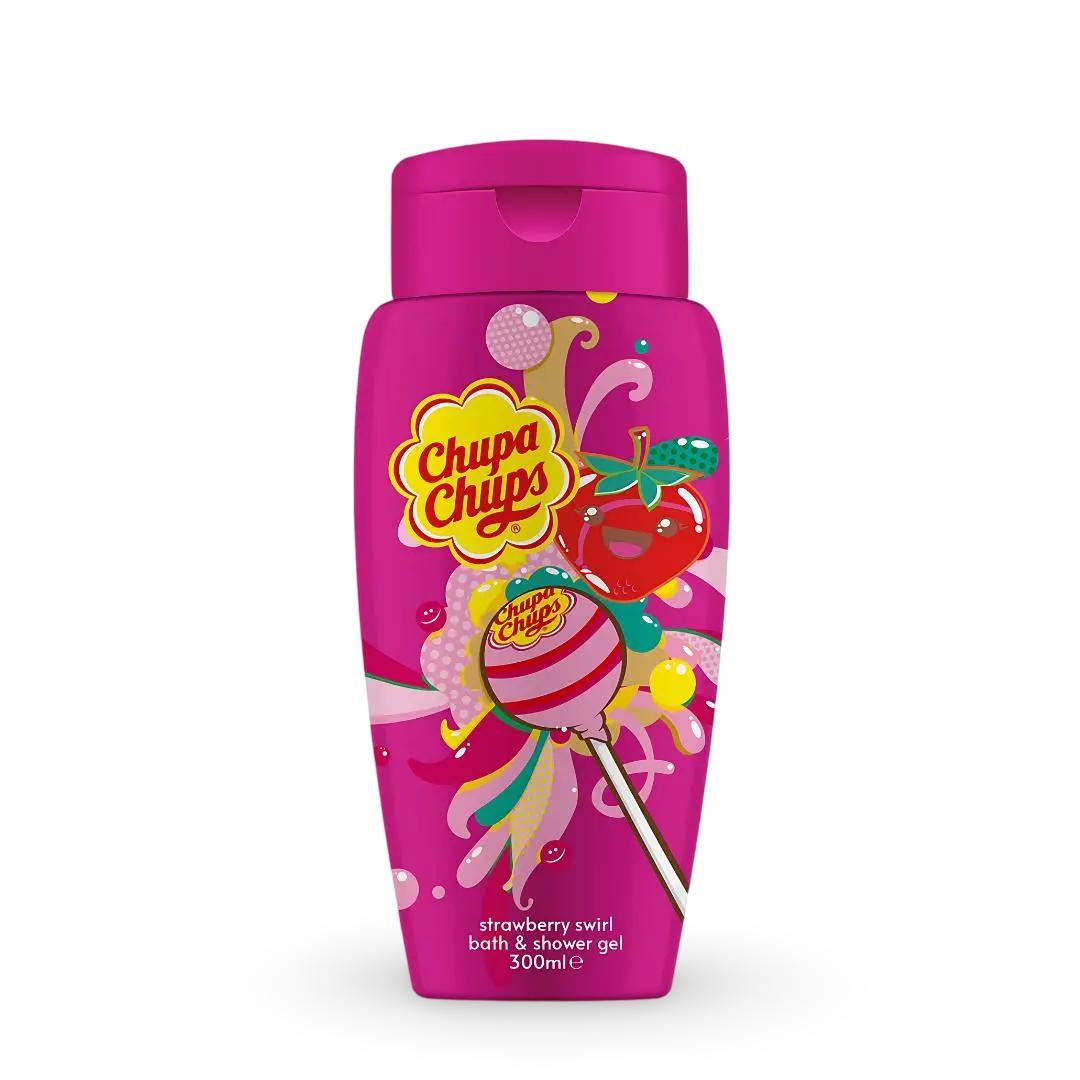 Chupa Chups - Bath & Shower Gel Strawberry Swirl - 300ml