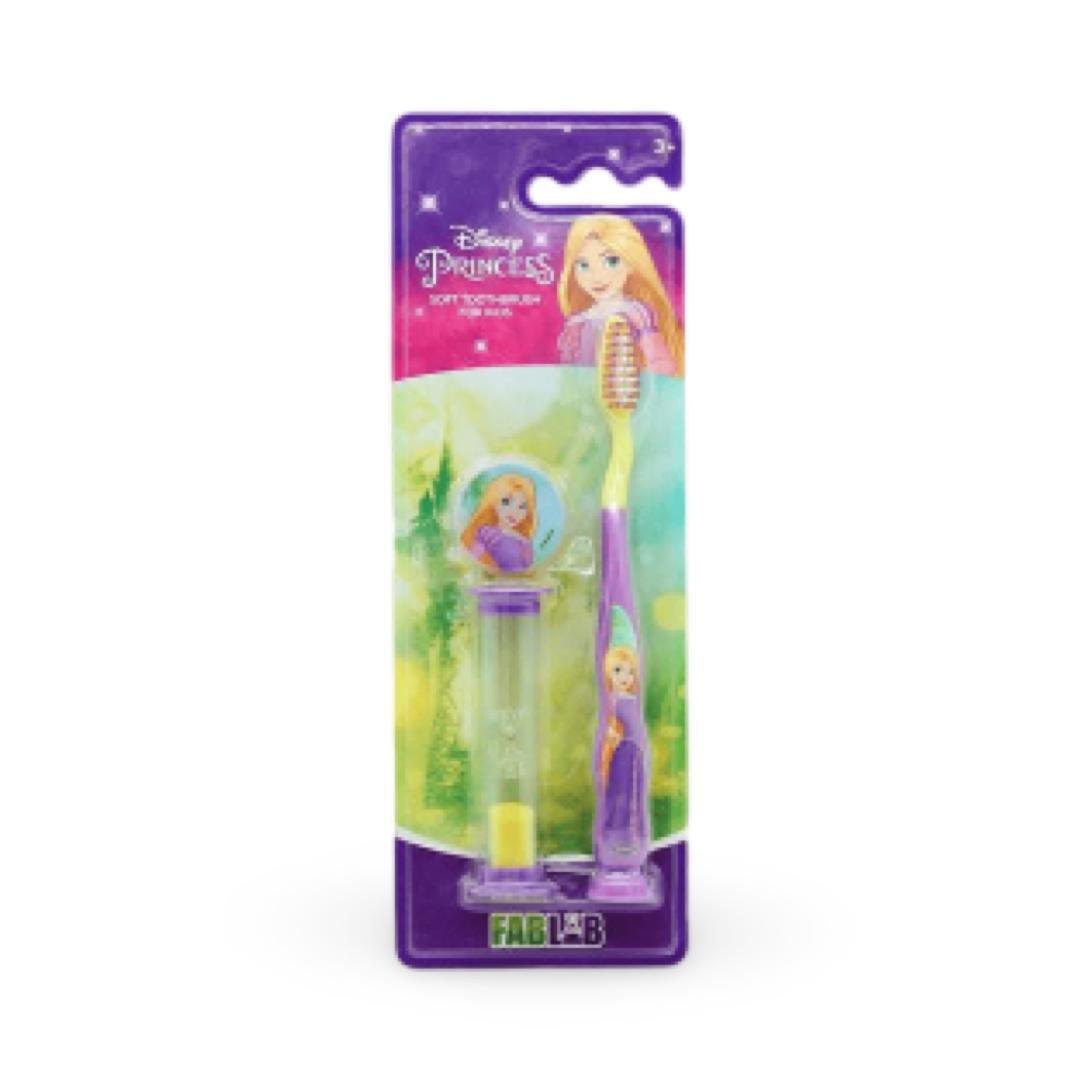 Fab Lab - Princess Soft Toothbrush for Kids sand glass - green & purple