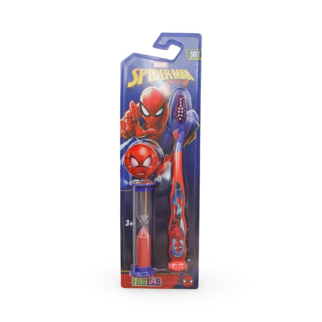 Fab Lab - Spider Man Soft Toothbrush for Kids with watch