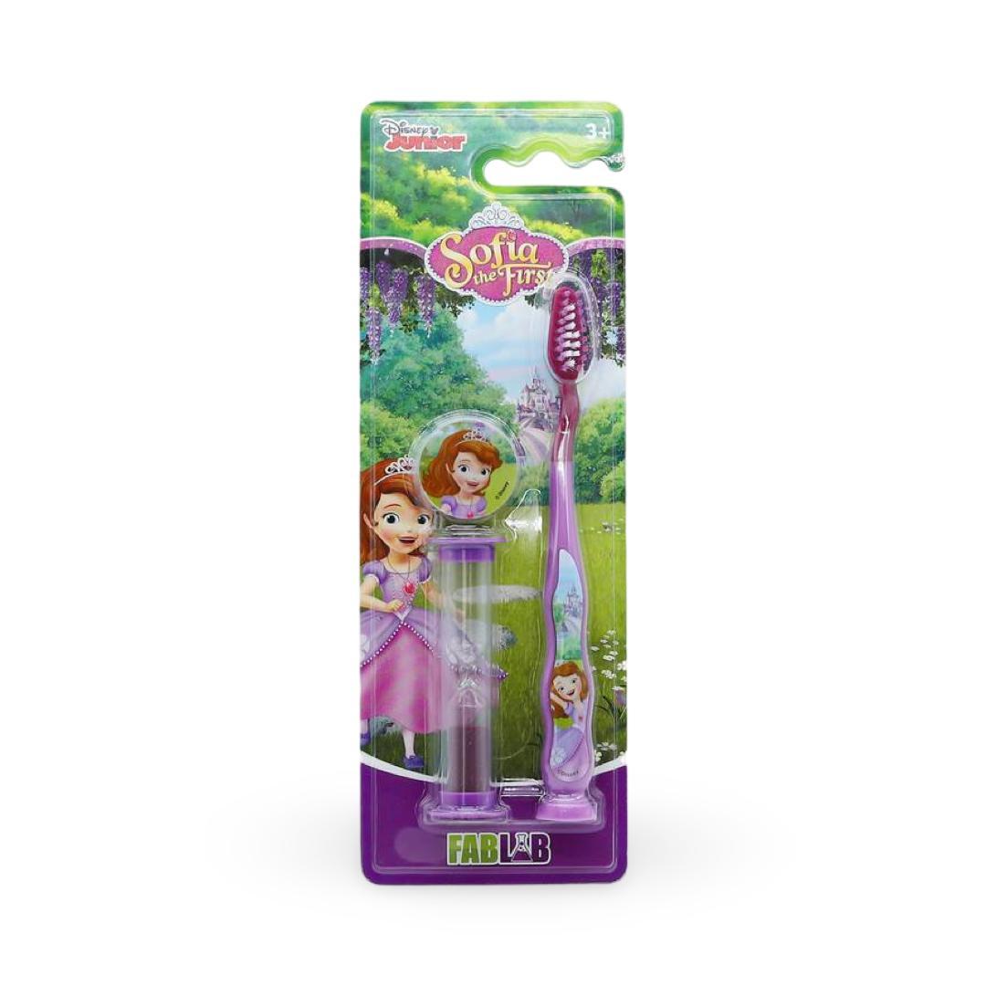 Fab Lab - Sofia Soft Toothbrush for Kids with sand glass