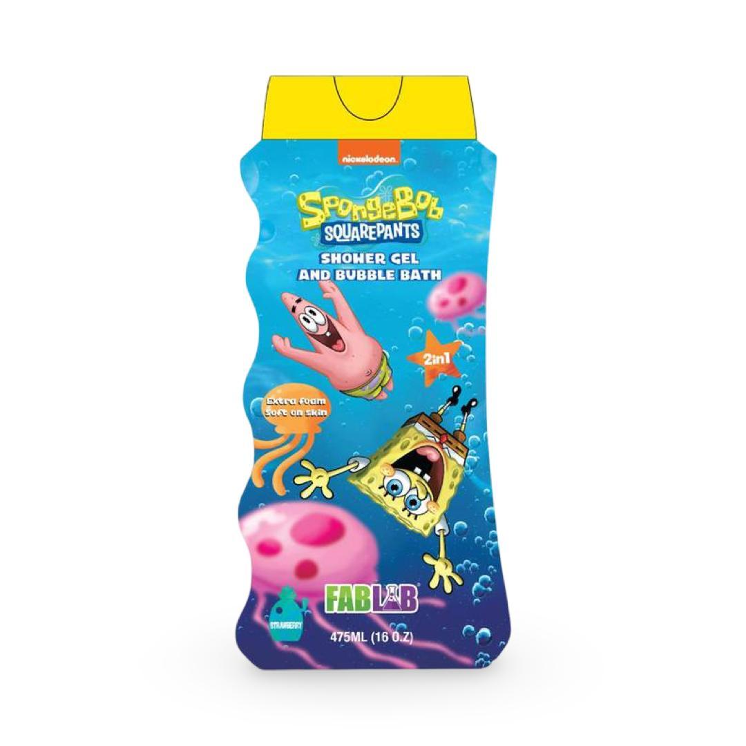 Fab Lab - Sponge Bob Shower Gel for Kids - 475 ml