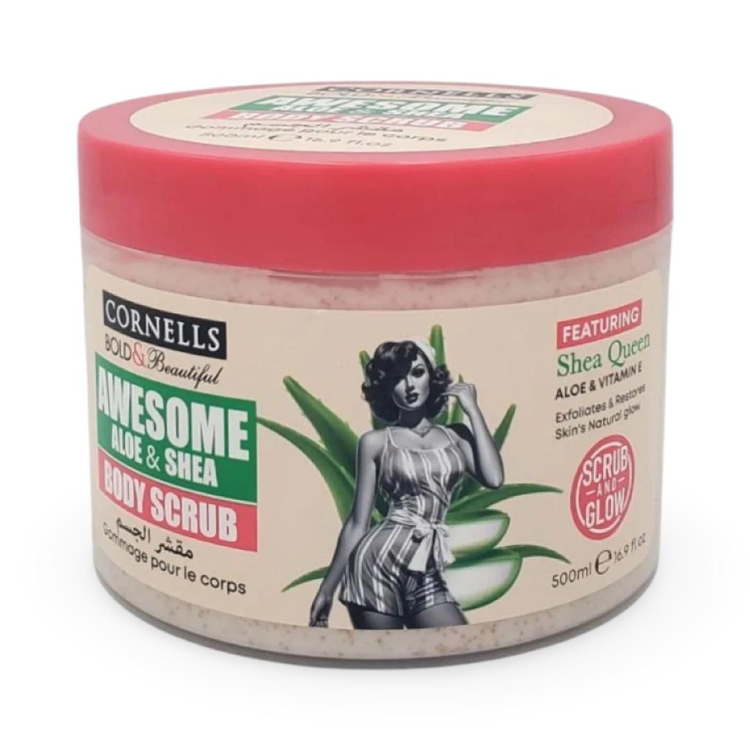 Cornells - Awesome Aloe & Shea Body Scrub - 500g