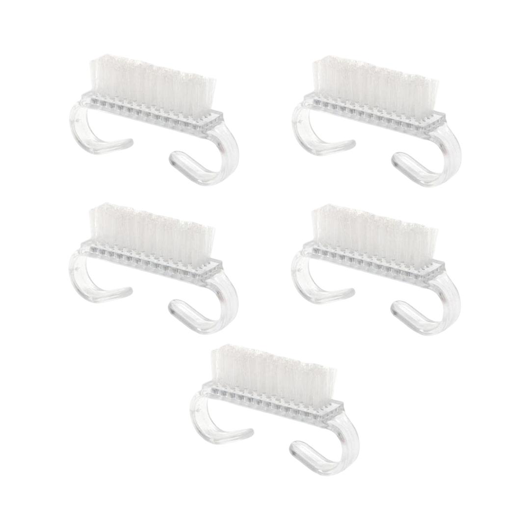 Salon System - White Nail Pedicure Brush Set - 50 Pieces