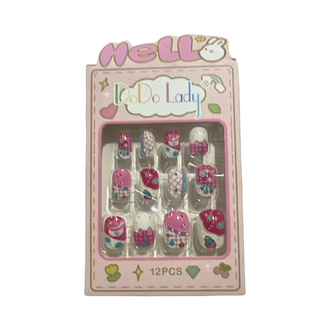 Dodo Lady - Adhesive Baby Nails 294 - 12 Pieces