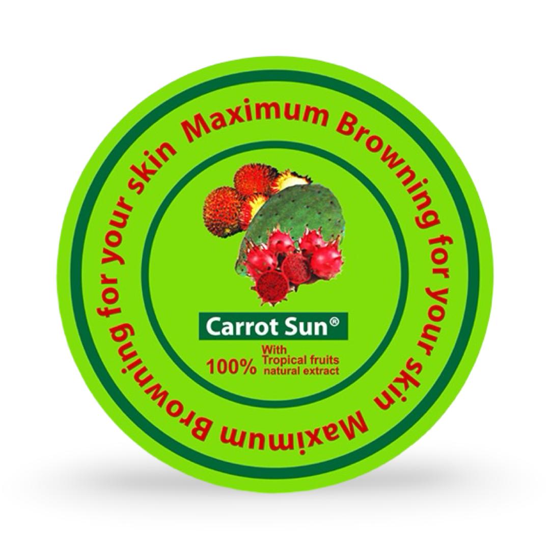 Carrot Sun - Tropical Fruit Tanning Cream - 350g