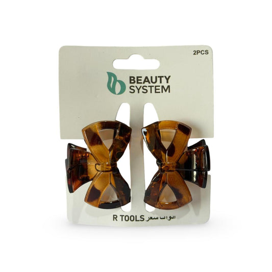 Beauty System - Hair Clipv2 Piece Brown Color - Bk23-778