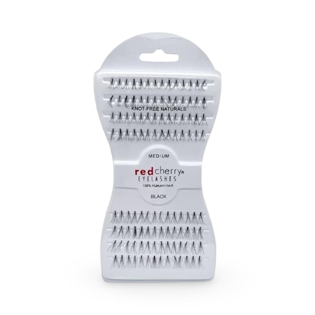 Red Cherry - Eyelashes 4 Pairs Medium - Black