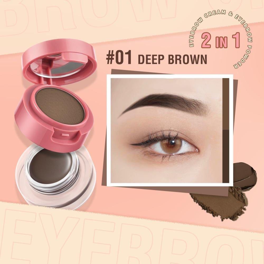 Pink Flash - Duo Effect Eyebrow Kit 01 - 4g