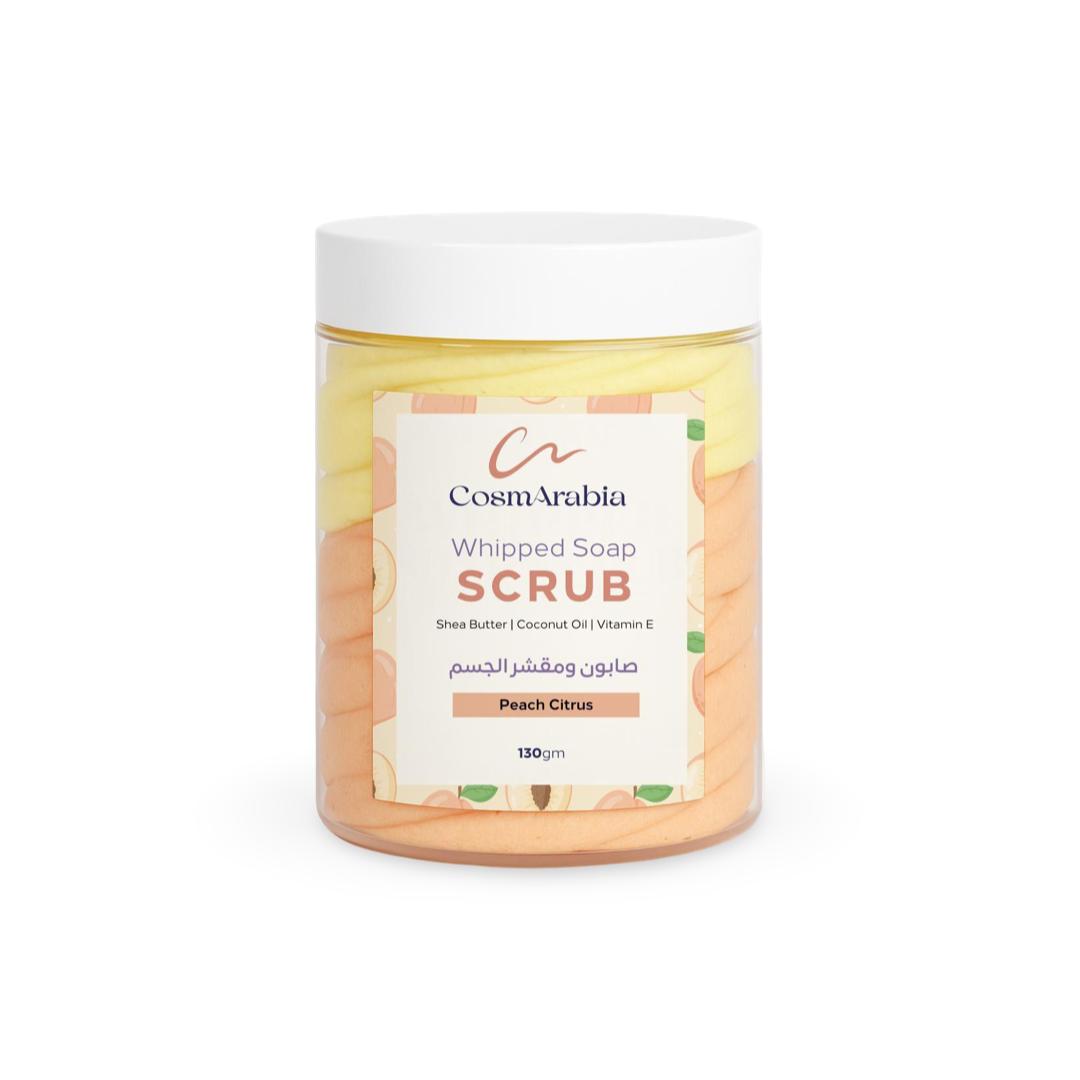 CosmArabia - Whipped Soap Scrup Peach Citrus - 130g