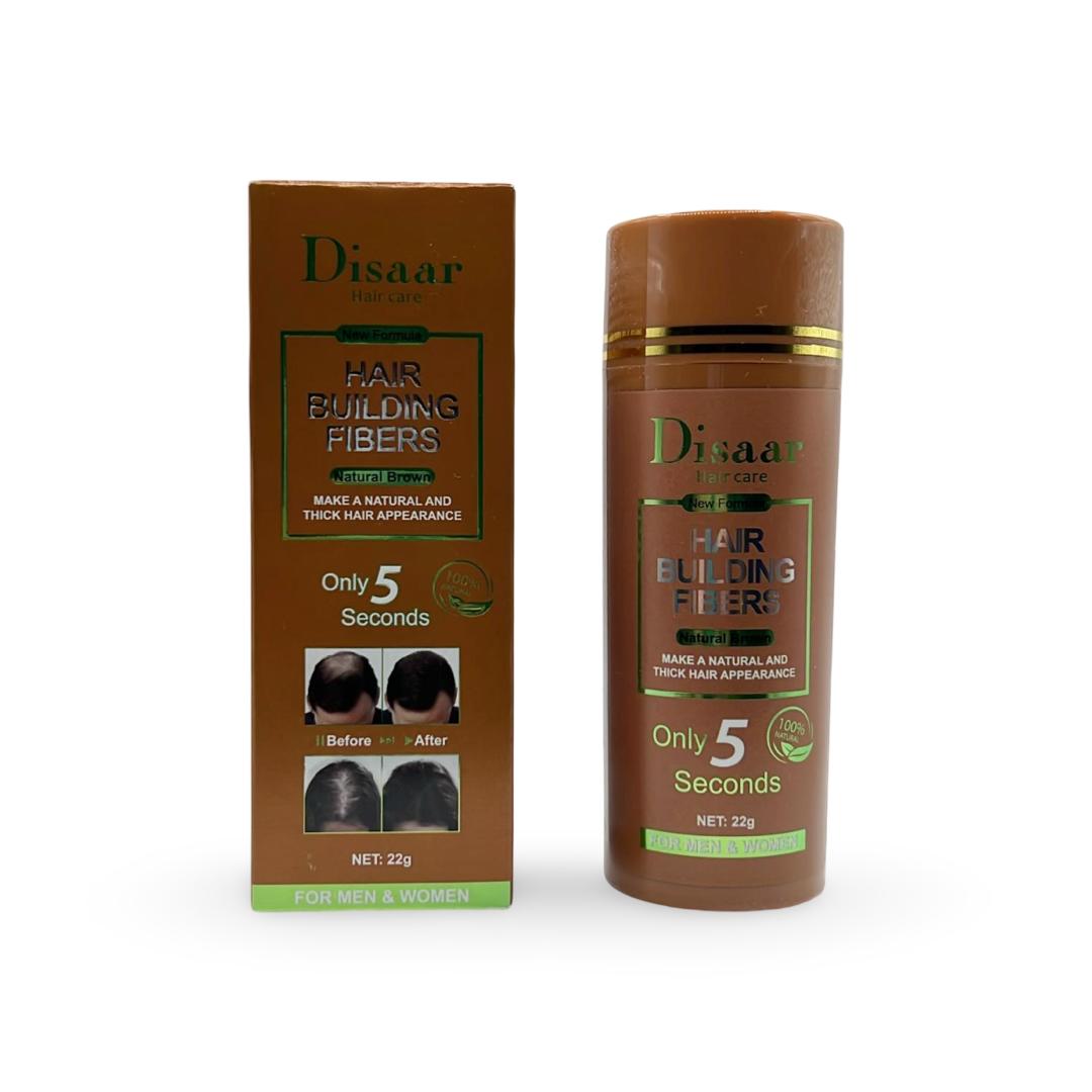 Disaar - Hair Building Fibers Natural Brown - 22g