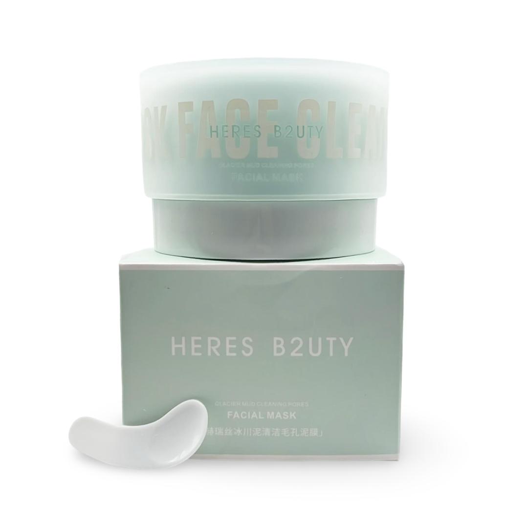 Heres B2uty - Glacier Mud Cleaning Pores Facial Mask - 100g