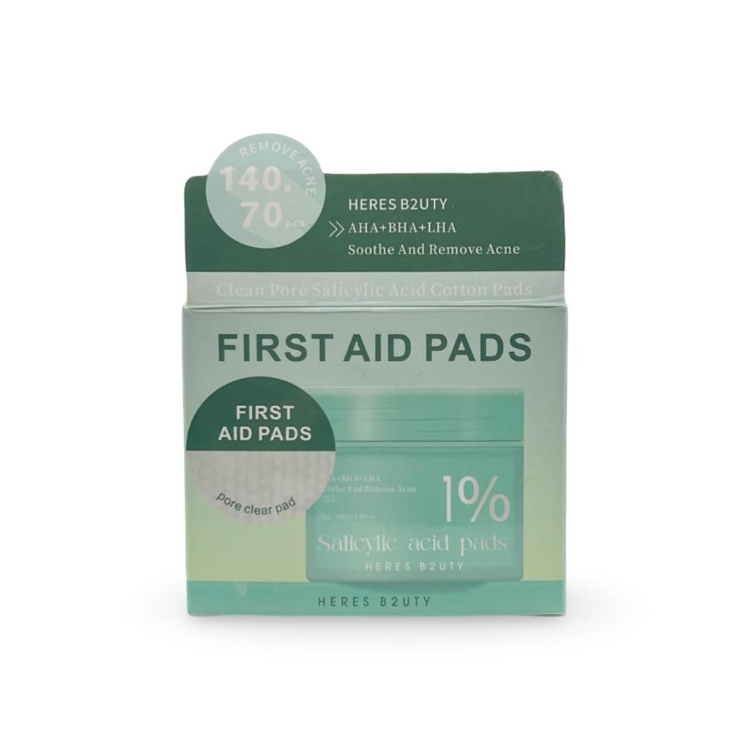 Heres B2uty - Clean Pore 1% Salicylic Acid Cotton Pads - 120g 60 pcs