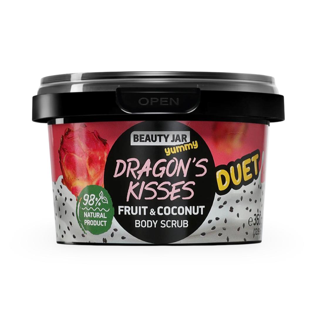 بيوتي جار - مقشر الجسم دراجونز كيسز بالفواكه وجوز الهند - 360 جرام