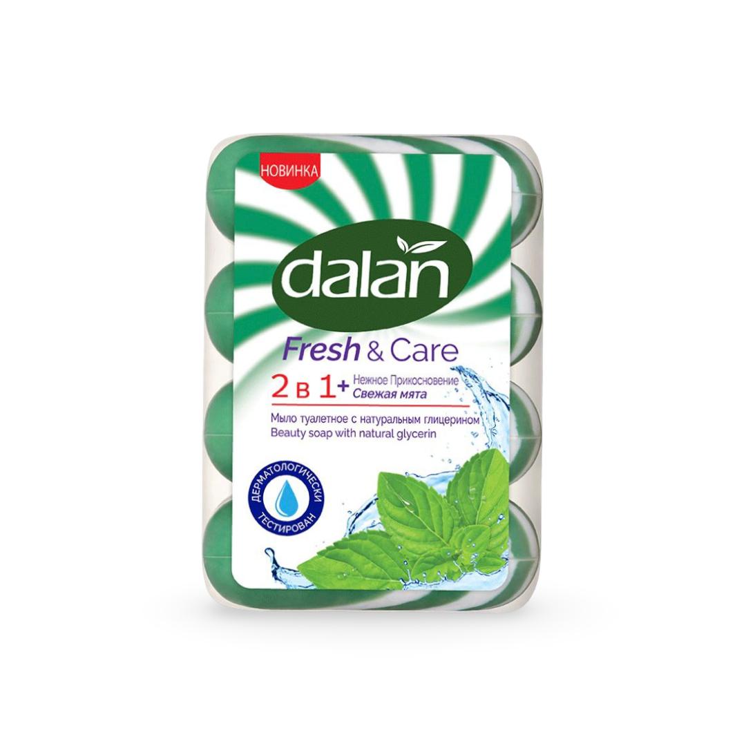 Dalan - Fresh & Care 2 in 1 Soap mint - 4pcs x 90g