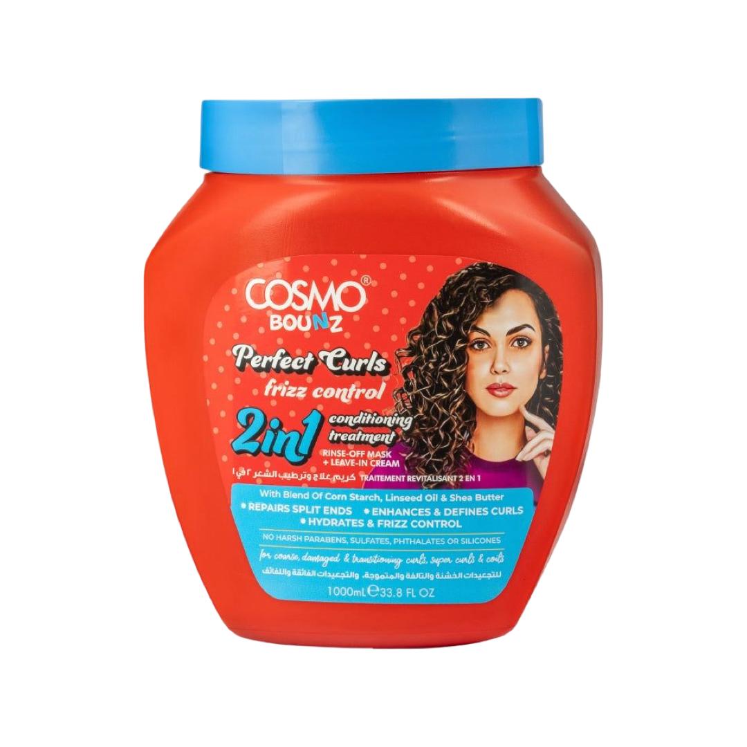 Cosmo Bounz - Perfect Curls Frizz Control Cream - 1000ml
