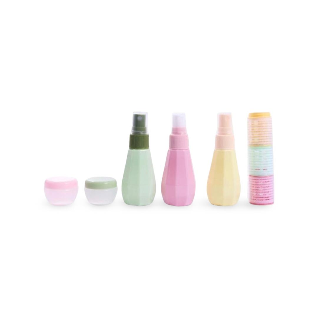 Solo Go - PureEase Refillable Travel Bottle Set 6pcs - Bk 25-285