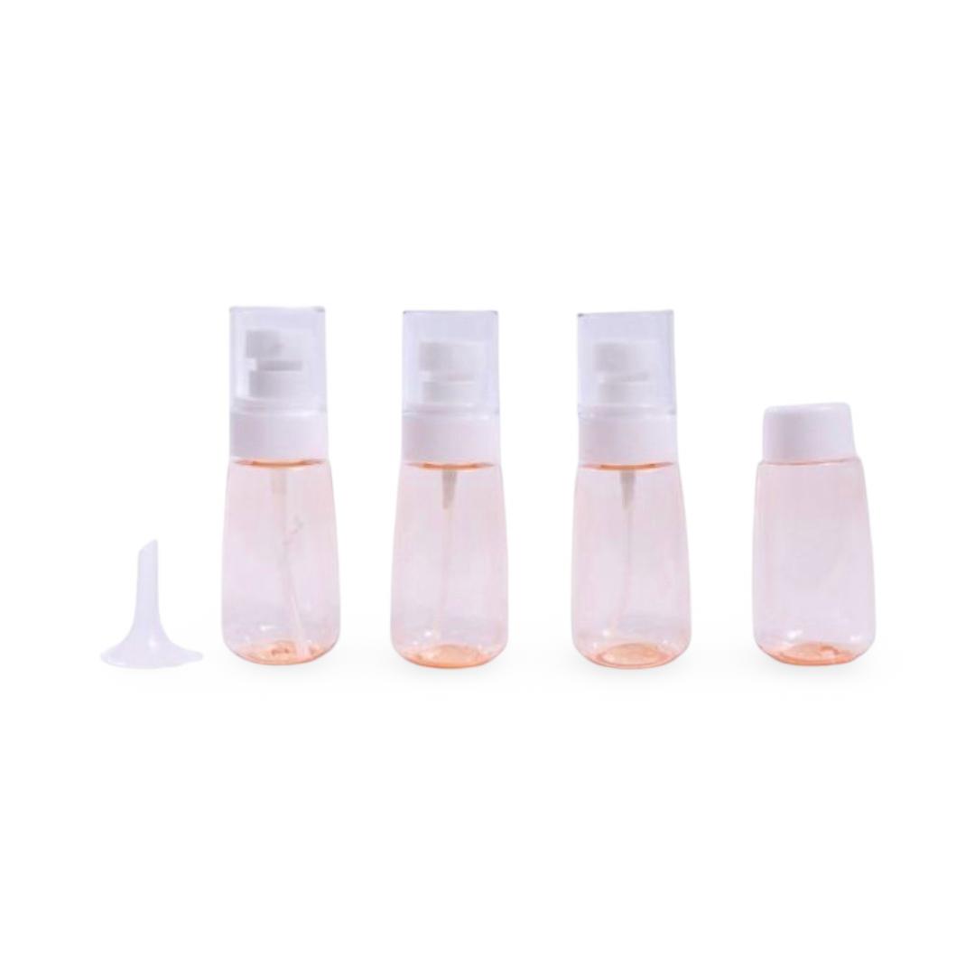 Solo Go - PureEase Refillable Travel Bottle Set 4pcs - BK 24-289