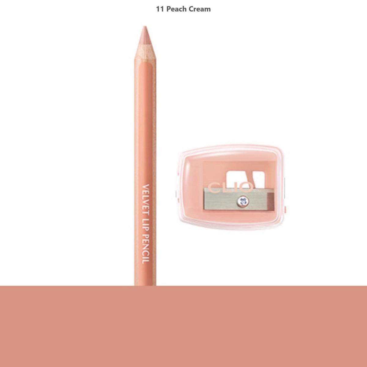 CLIO - Velvet Lip Pencil 11 Peach Cream - 1.45g
