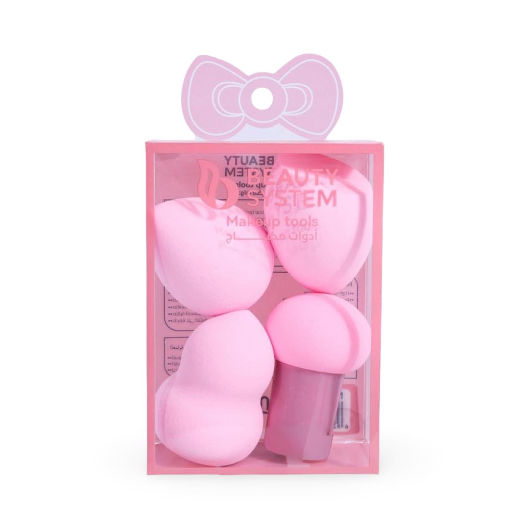 Beauty System - Makeup Sponge Set Bk23-918 - 4 Pieces