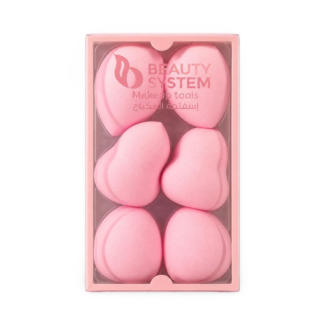 Beauty System - Makeup Sponge Set Bk23-301 - 6 Pieces