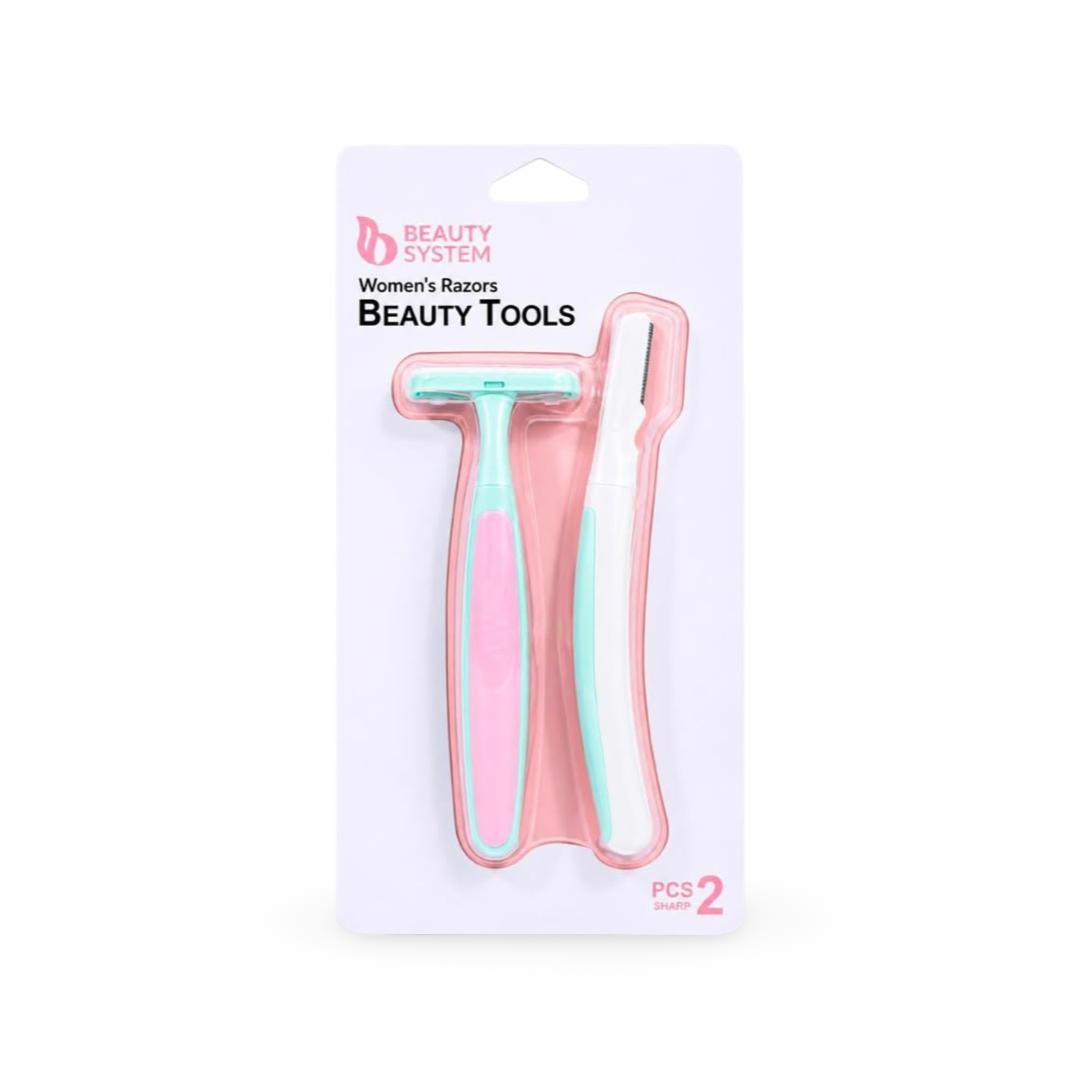 Beauty System - Face and Body Razors 2 Pieces - Bk25-089