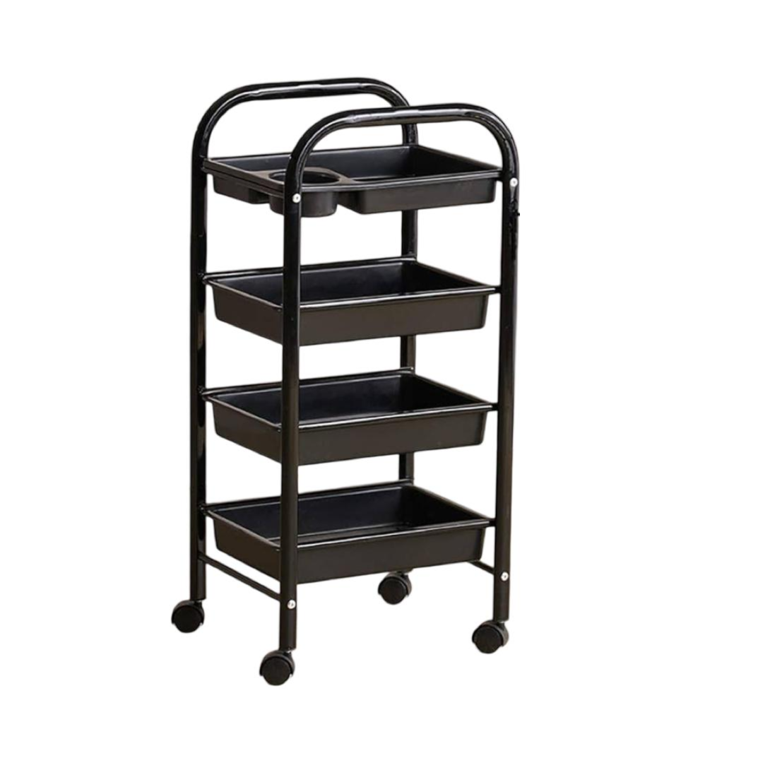 عربة تخزين أدوات الصالون والحلاقة