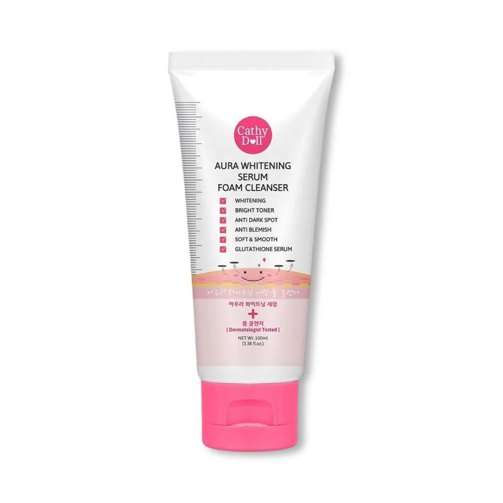 Cathy Doll Aura Whitening Serum Foam Cleanser - 100ml
