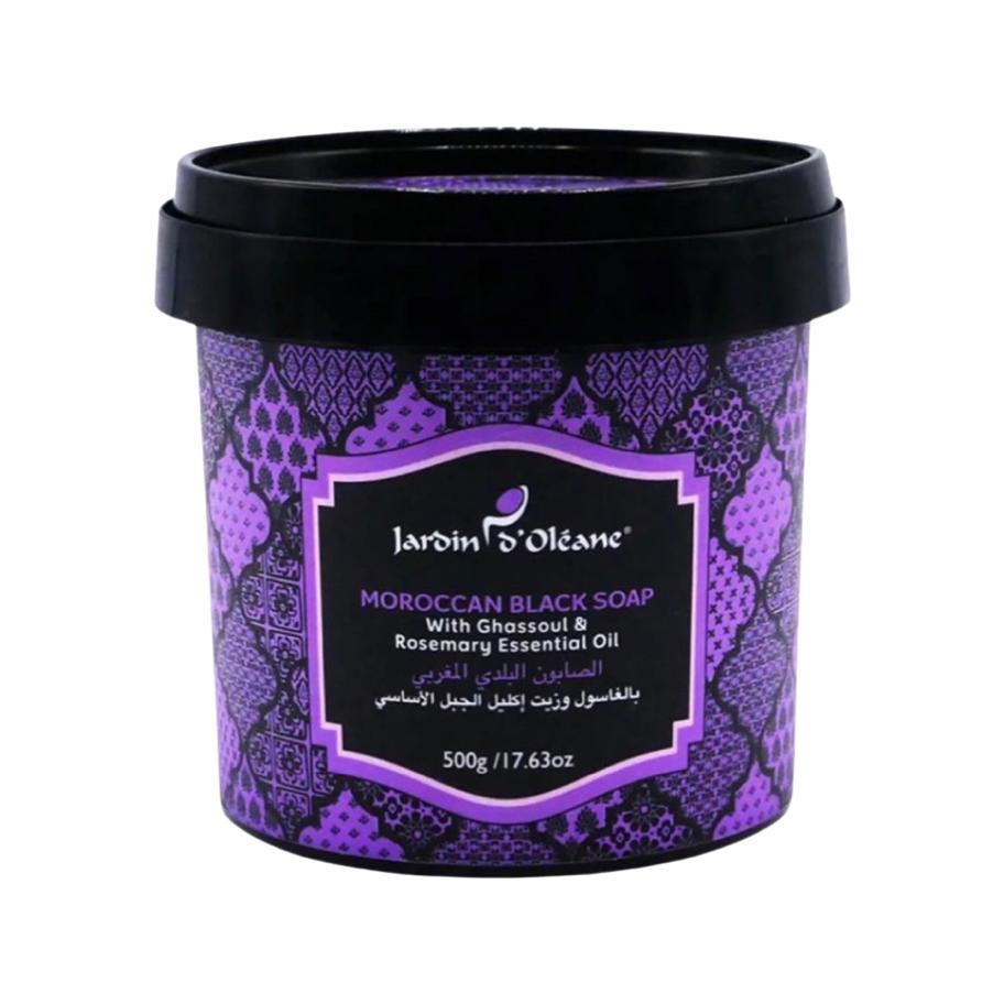 Moroccan Black Soap With Ghassoul & Rosemary Oil