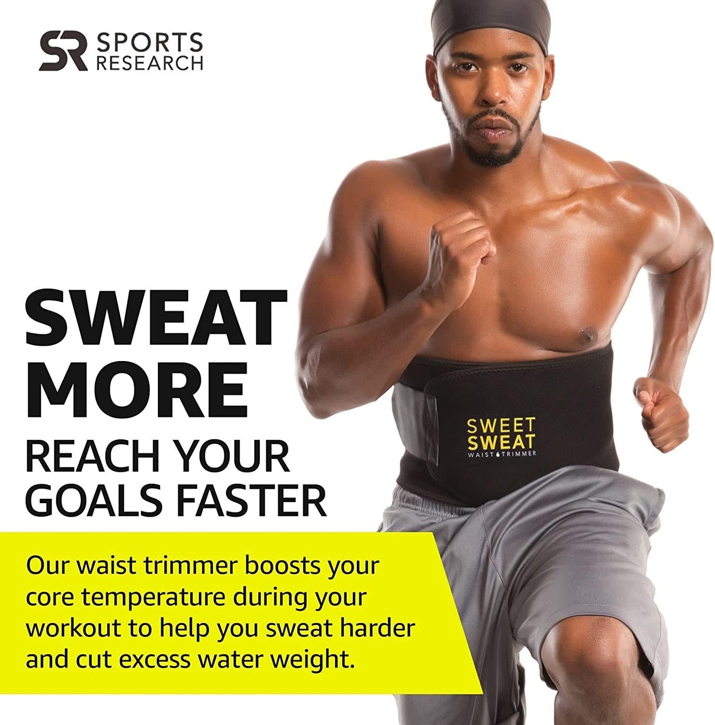 "Sweet Swaet Waist Trimmer Black and Yellow Color