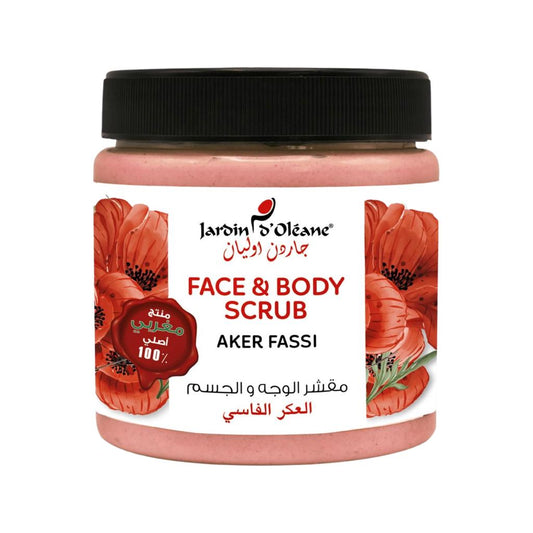 JARDIN OLEANE FACE AND BODY SCRUB AKER FASSI 500ml