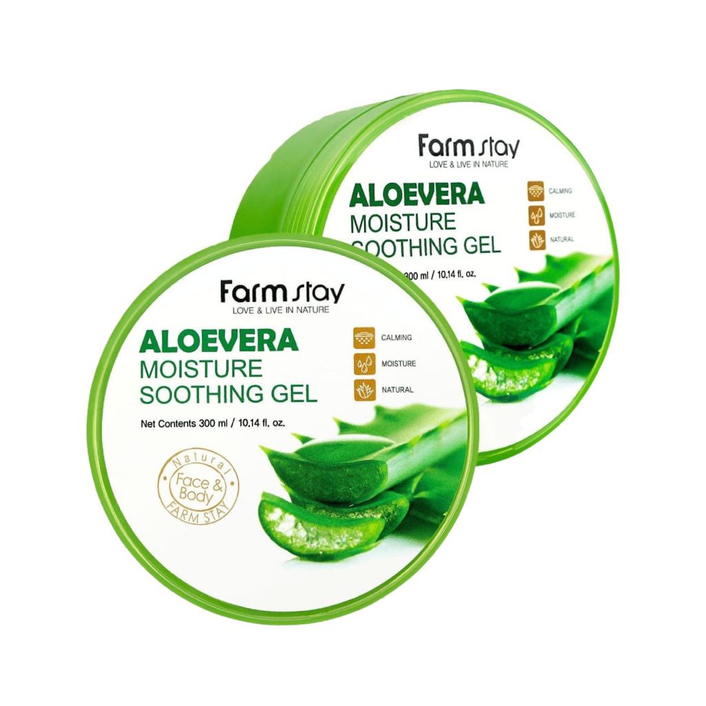 FARM STAY - ALOE VERA MOISTURE SOOTHING GEL - 300ML