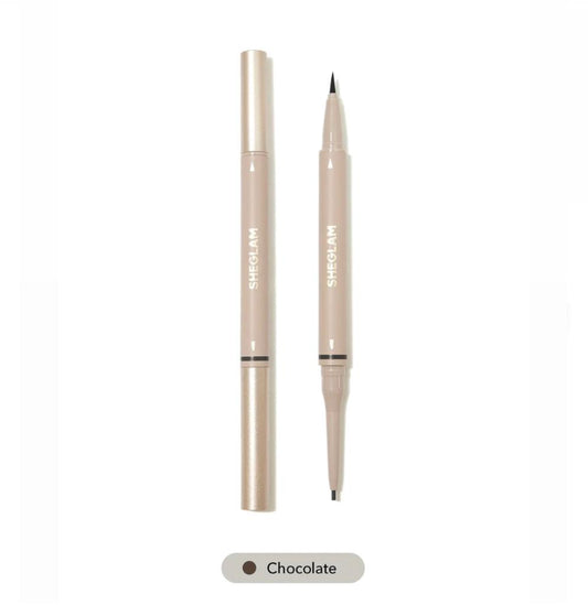 SHEGLAM - BROWS ON DEMAND 2-IN-1 BROW PENCIL - CHOCOLATE