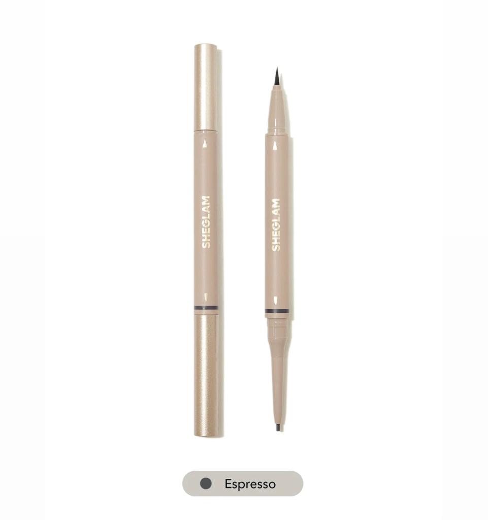 SHEGLAM - BROWS ON DEMAND 2-IN-1 BROW PENCIL - ESPRESSO