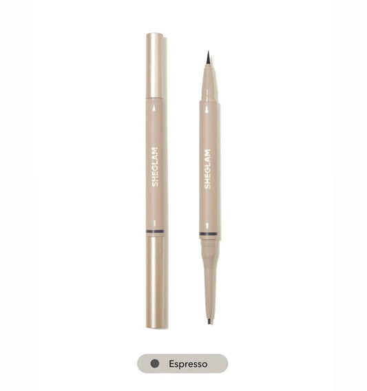 SHEGLAM - BROWS ON DEMAND 2-IN-1 BROW PENCIL - ESPRESSO