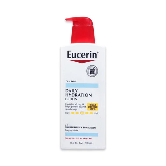 Eucerin - Daily Hydration Lotion with Broad Spectrum SPF 15 -500ml