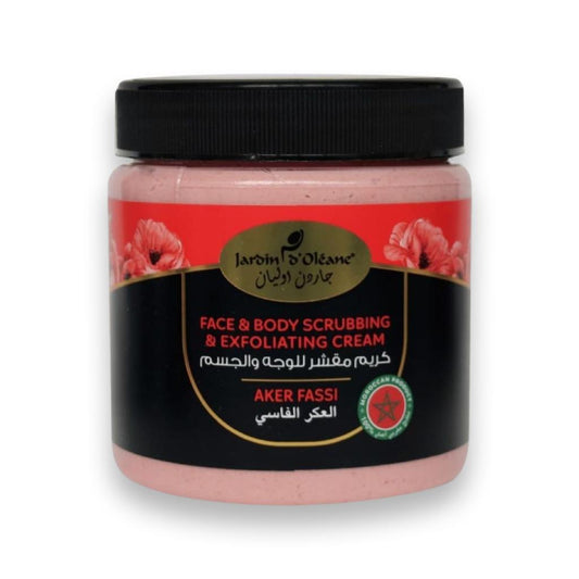 FACE AND BODY SCRUBBING AND EXFOLIATING CREAM - AKER FASSI