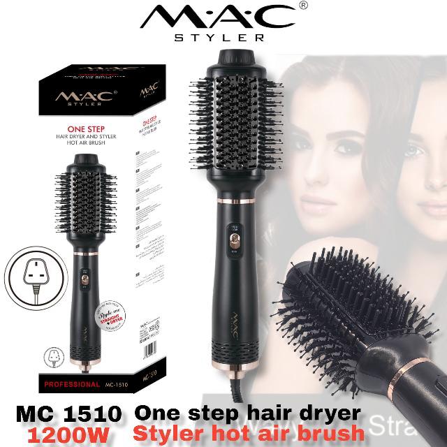 Mac One Step Hair Dryer and Styler Hot Air Brush