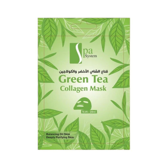 SPA SYSTEM - GREEN TEA COLLAGEN MASK