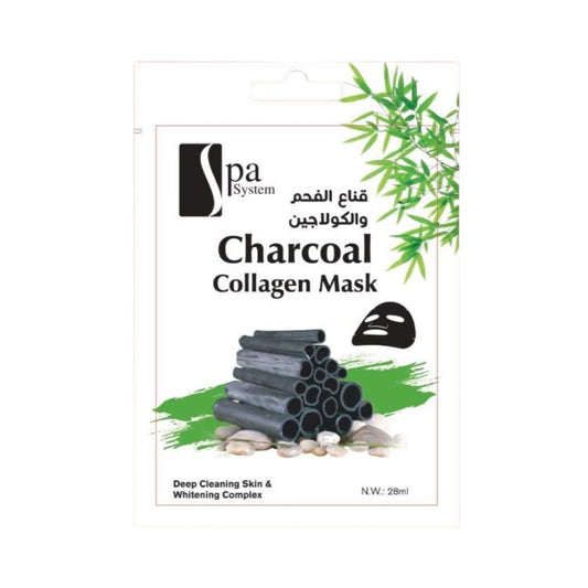 SPA SYSTEM - CHARCOAL COLLAGEN MASK