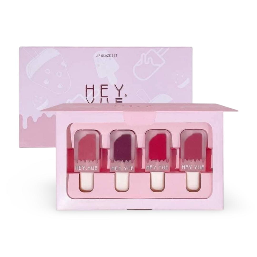 HEY YUE - Lip Glaze set - 4 pcs