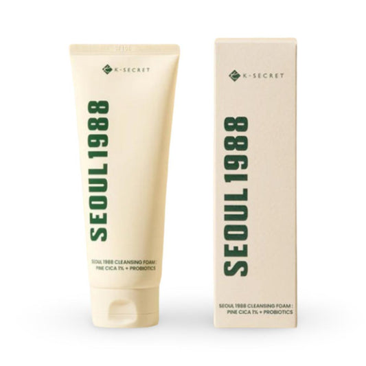 K-Secret Seoul 1988 Cleansing Foam - Pine Cica 1% + Probiotics 150 ML