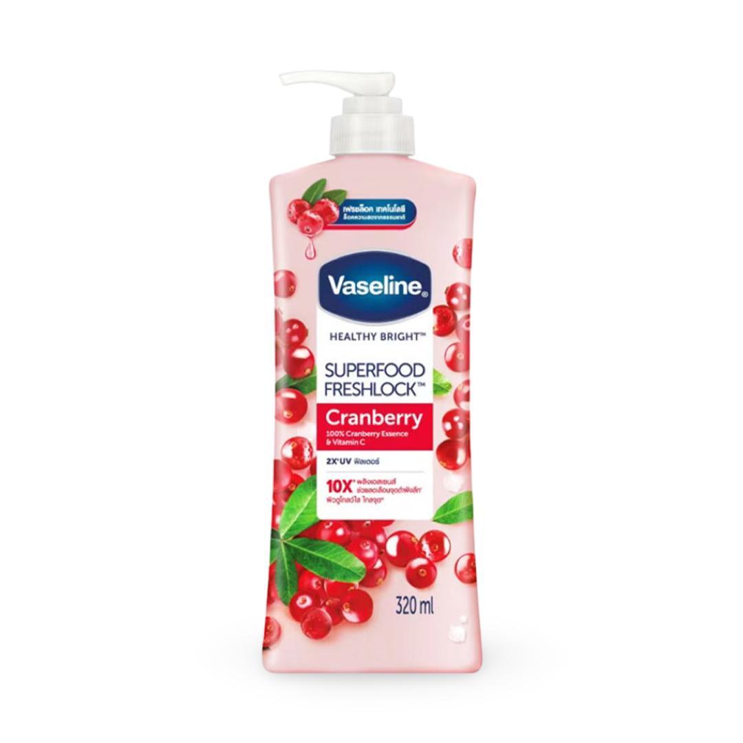 Vaseline - Superfood Freshlock Cranberry Body Lotion - 320ml