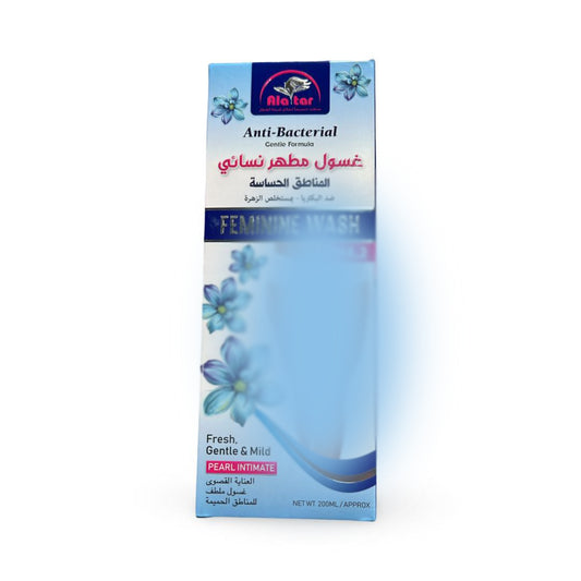العطار - غسول مطهر نسائي المناطق الحساسة - ازرق 200 مل