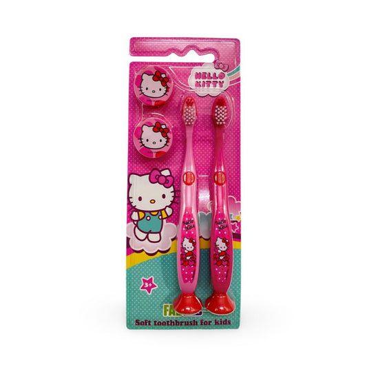 Fab Lab - Hello Kitty Soft Toothbrush for Kids - 2 Pieces