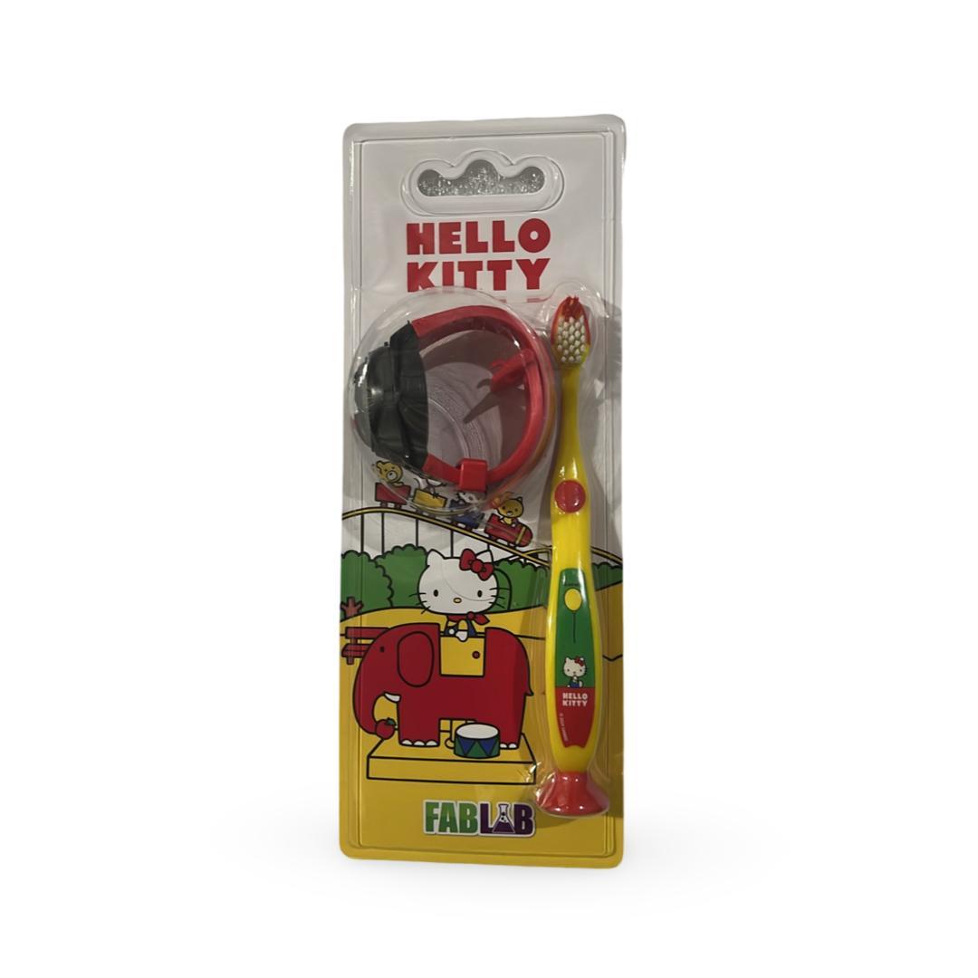 Fab Lab - Hello Kitty Soft Toothbrush for Kids with watch