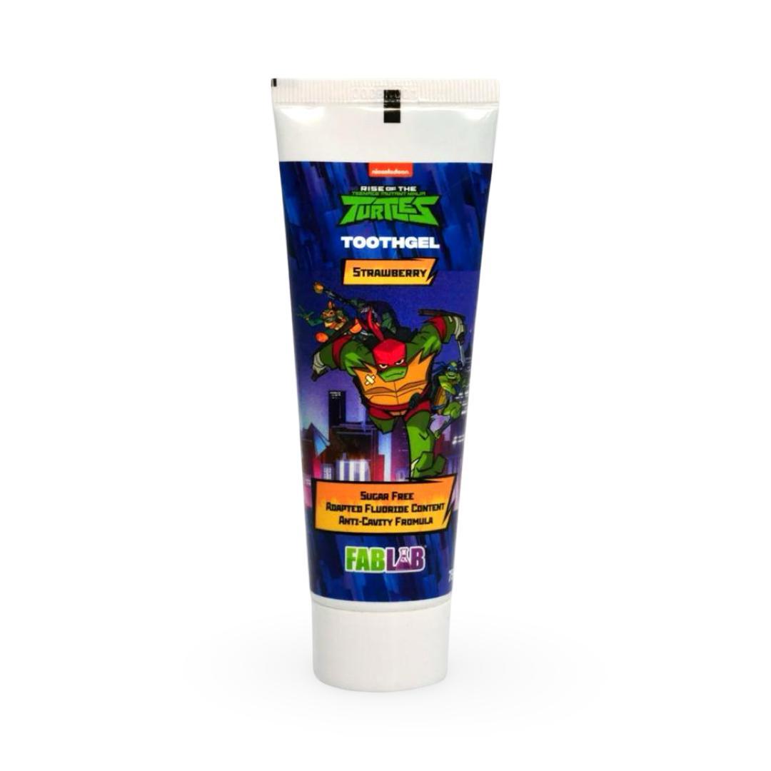 Fab Lab - Ninja Turtles Gel for Kids Strawberry Flavor - 75ml
