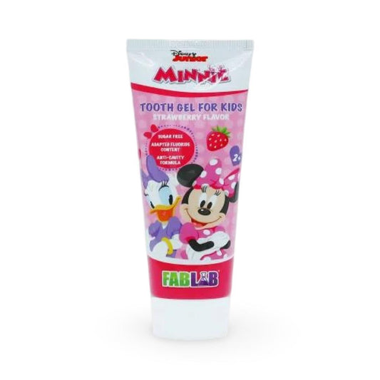 Fab Lab - Minnie Mouse Gel for Kids Strawberry Flavor - 75ml